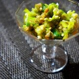 野菜だけのヘルシーおつまみ、オクラのなめろう